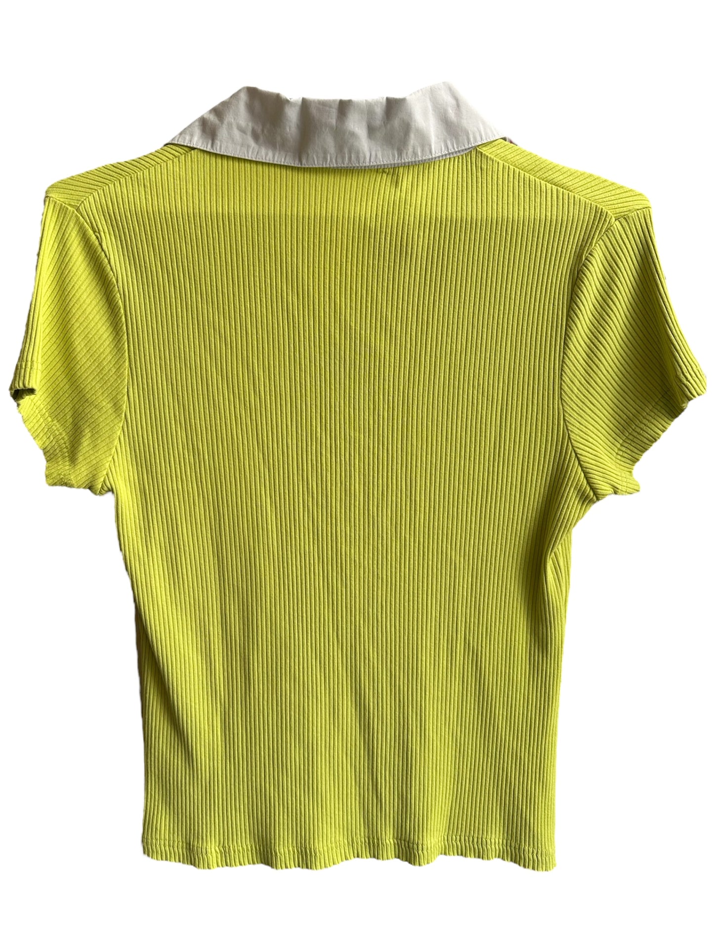Top jaune citron