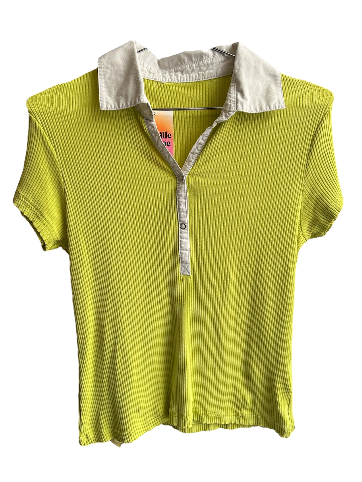 Top jaune citron