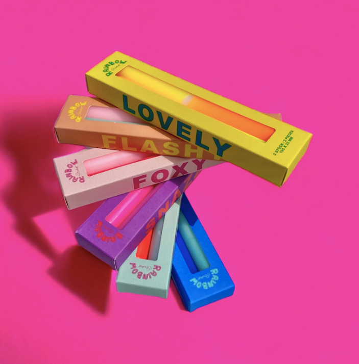 Bougies Rainbow Studio * FOXY
