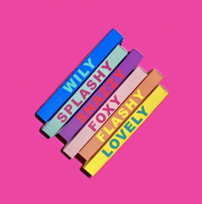 Bougies Rainbow Studio * FOXY