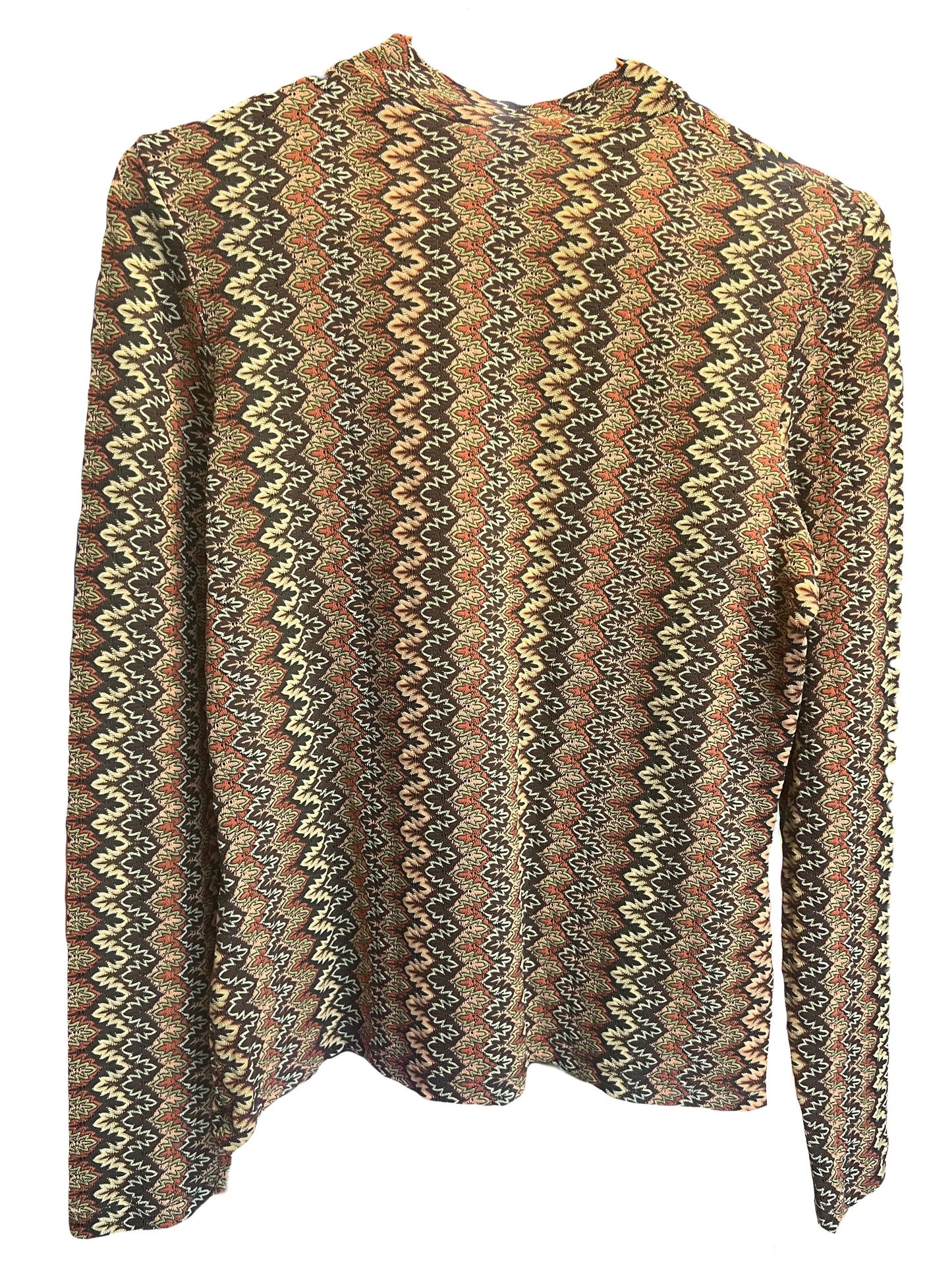 top à manches longues, de la marque Camaieu des années 90. A retrouver à la friperie Canaille Vintage à Bordeaux