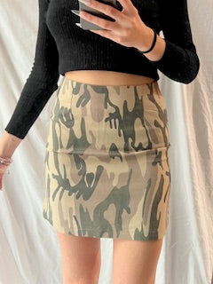 Mini jupe Camo
