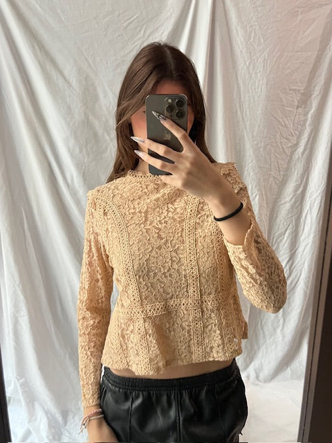 Blouse dentelle