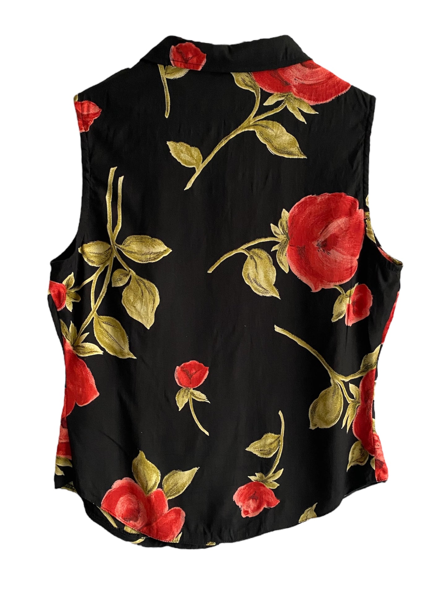 Blouse vintage à fleurs