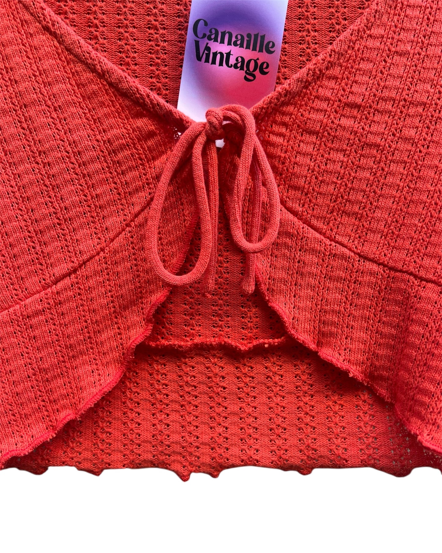 Crop top manches courtes