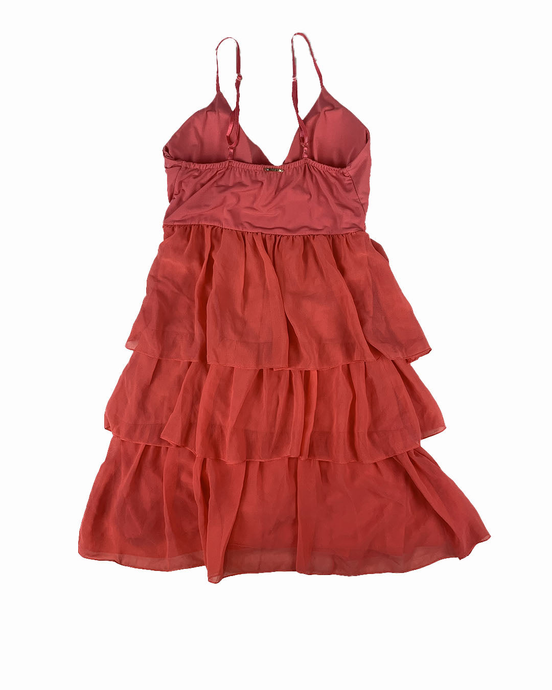 Robe à volants rose Y2K