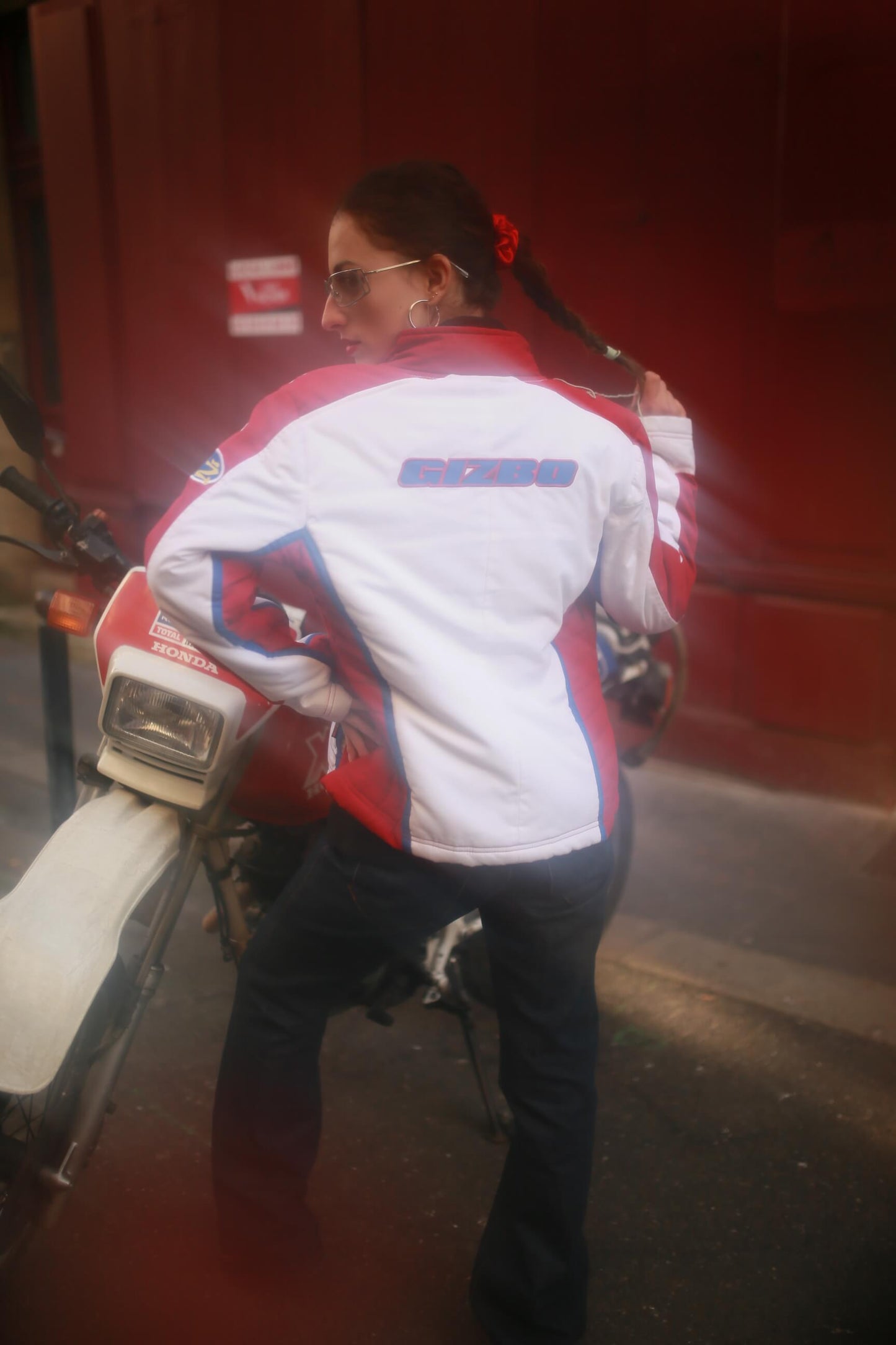 Veste doudoune portée dos