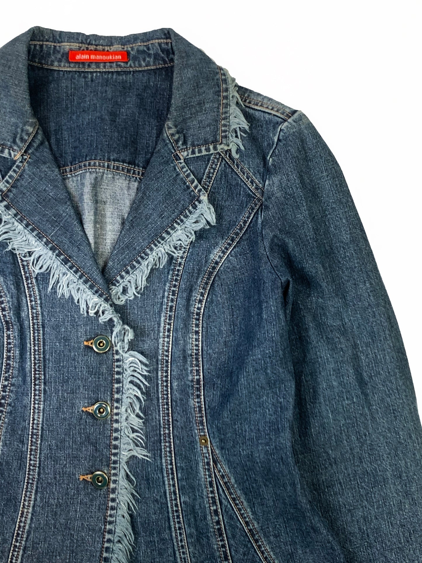veste en jean vintage