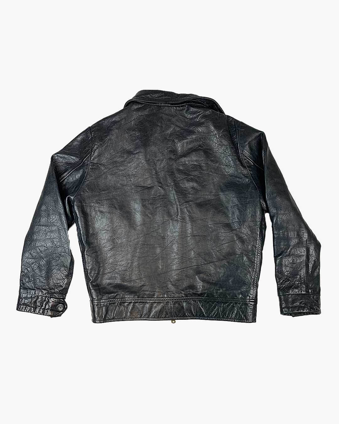 Veste en cuir Redskins noire