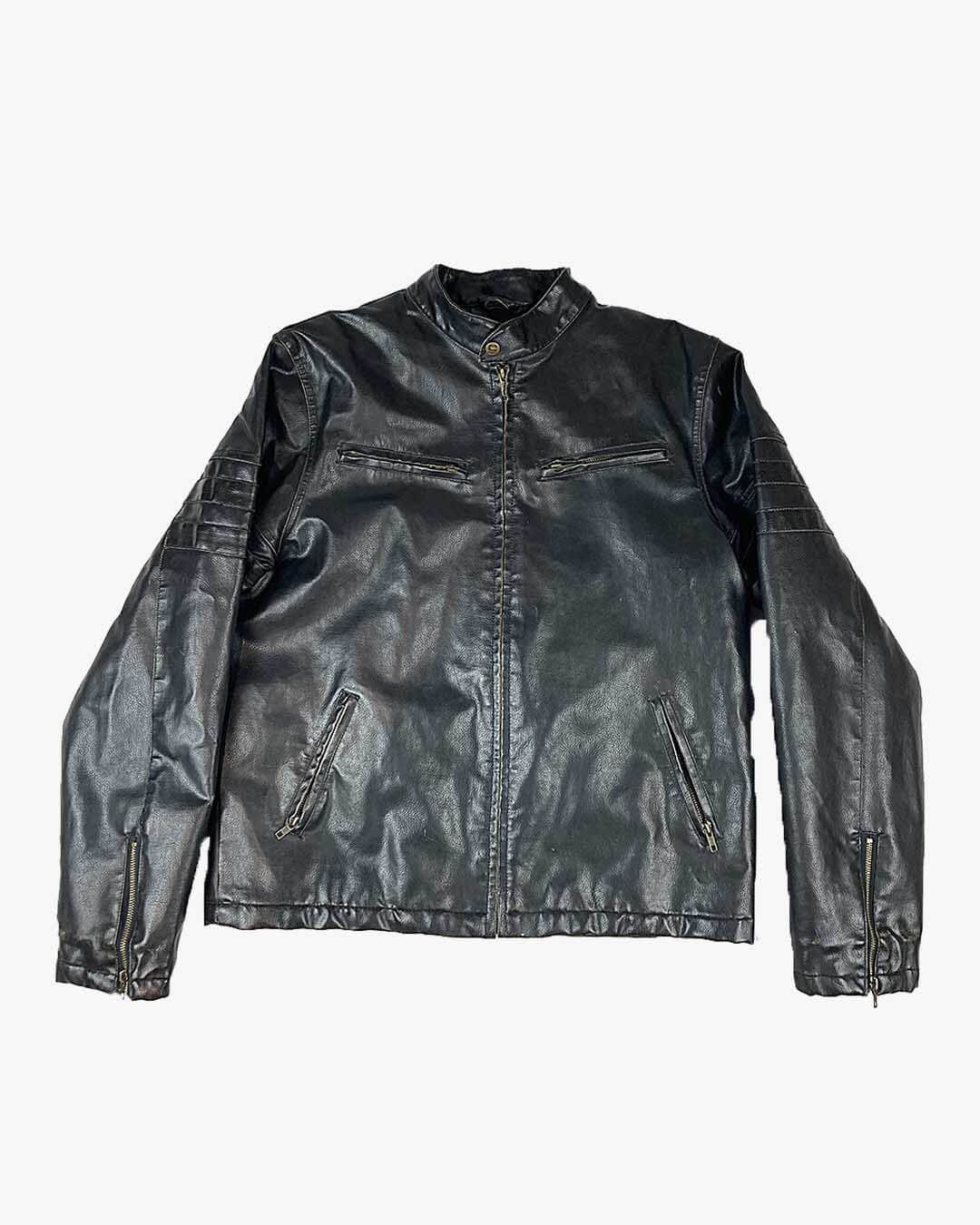 Veste similicuir dos face