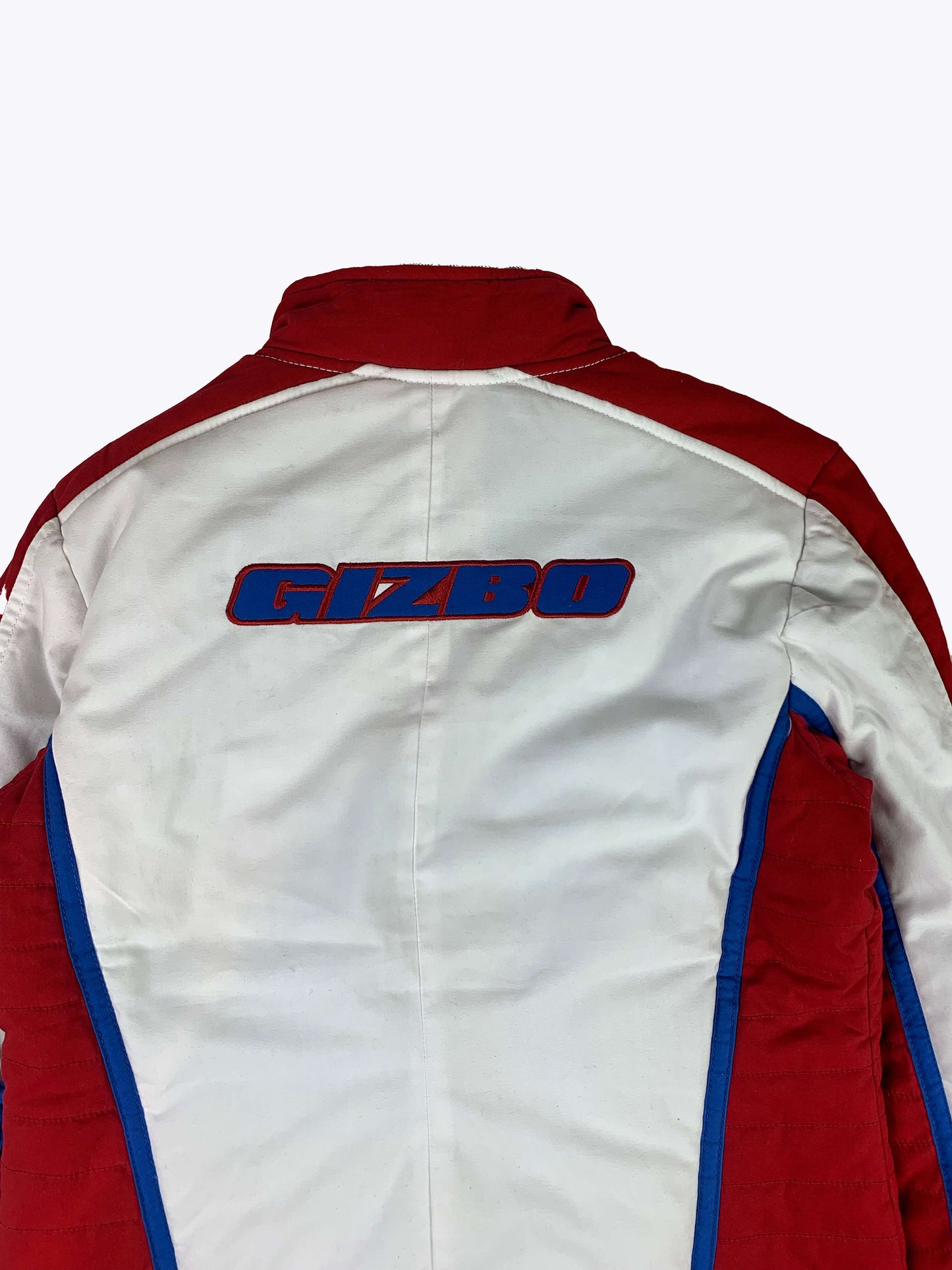 Veste Gizbo bleue et rouge