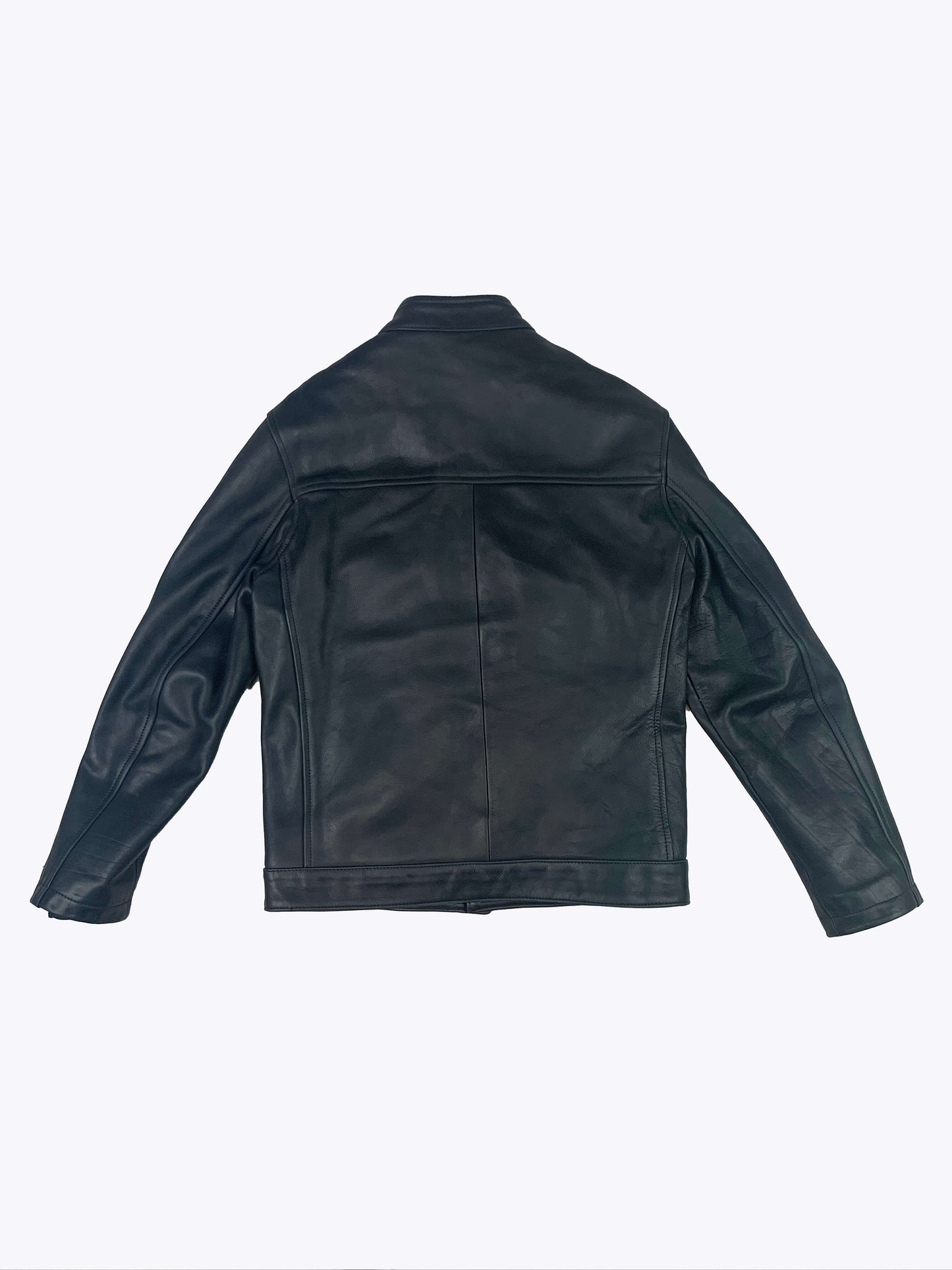 Veste en cuir de dos