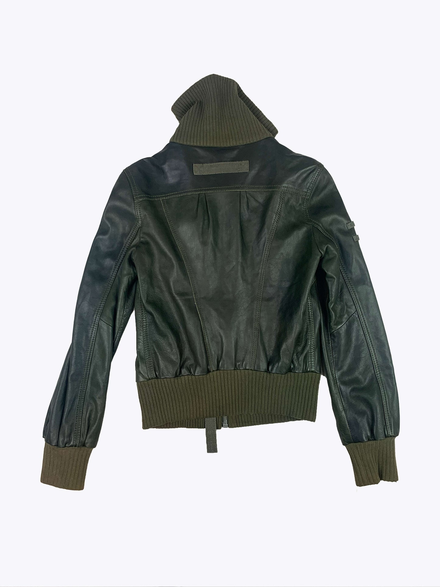 Veste bomber cuir Diesel dos