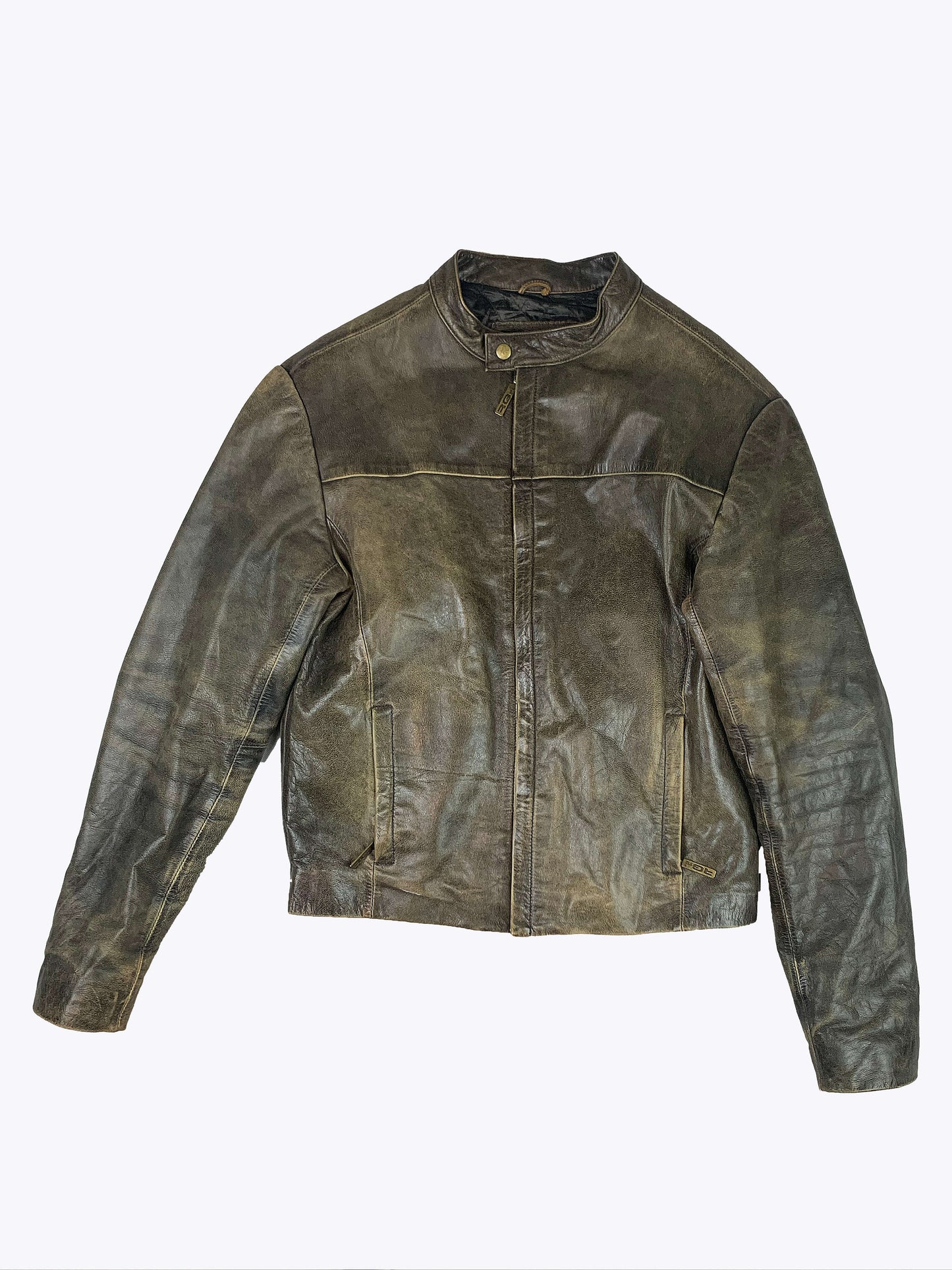 Veste cuir patinée RG512