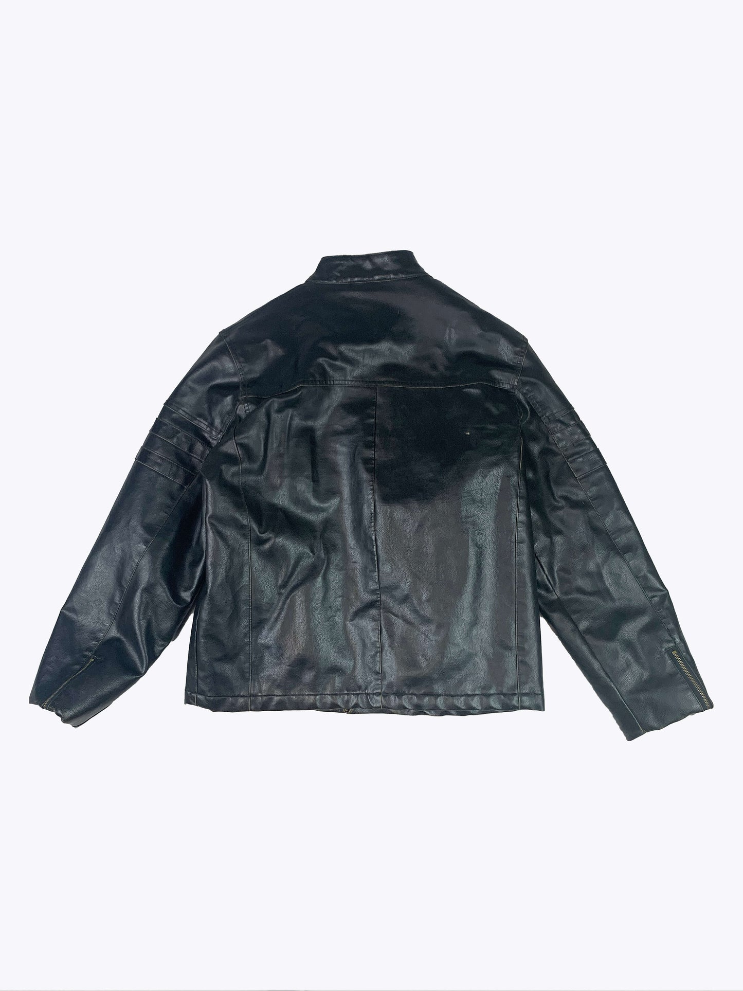Veste similicuir dos