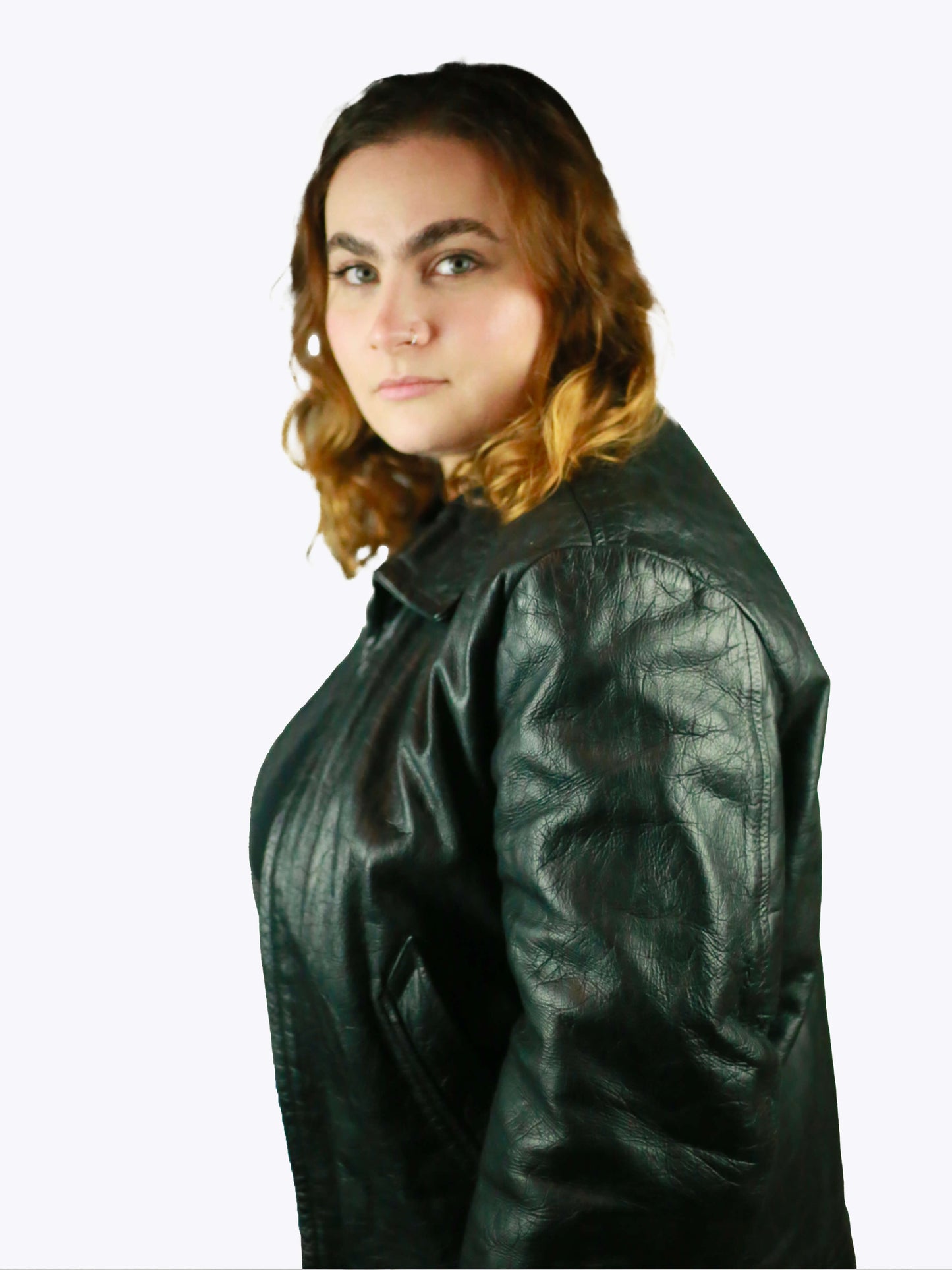 Veste en cuir Redskins portée