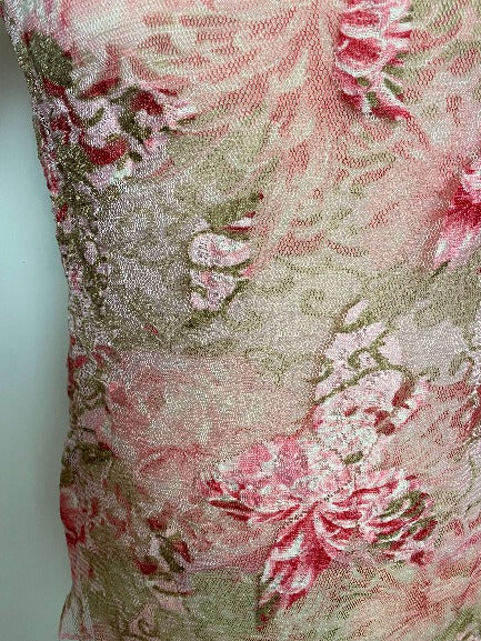 Top rose dentelle 2000