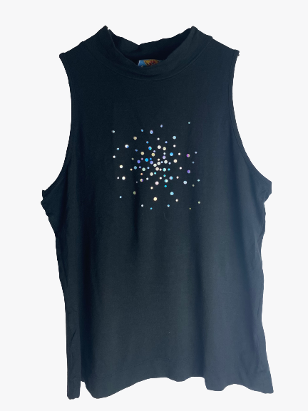 Top femme Y2K strass