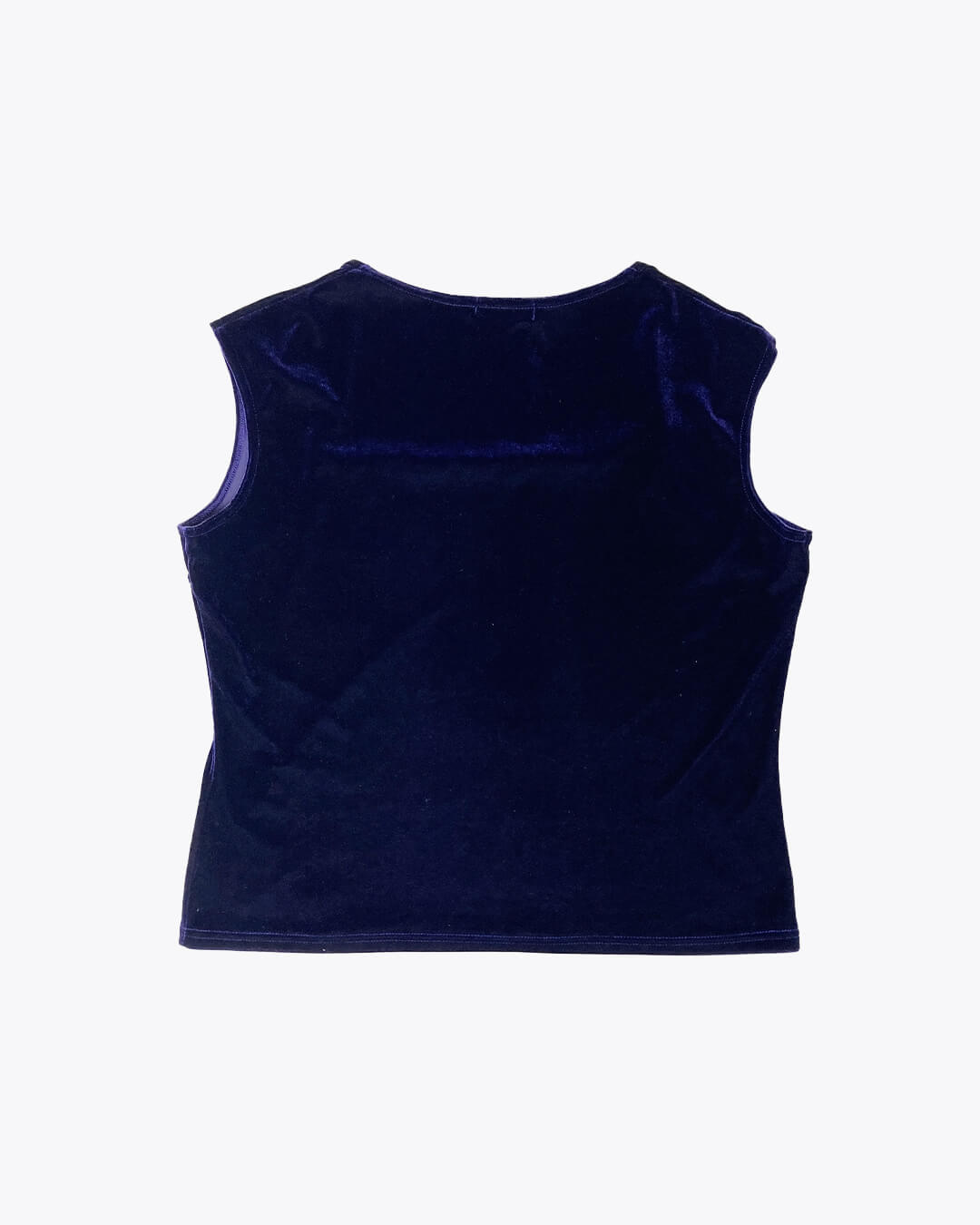 top velours violet Y2K