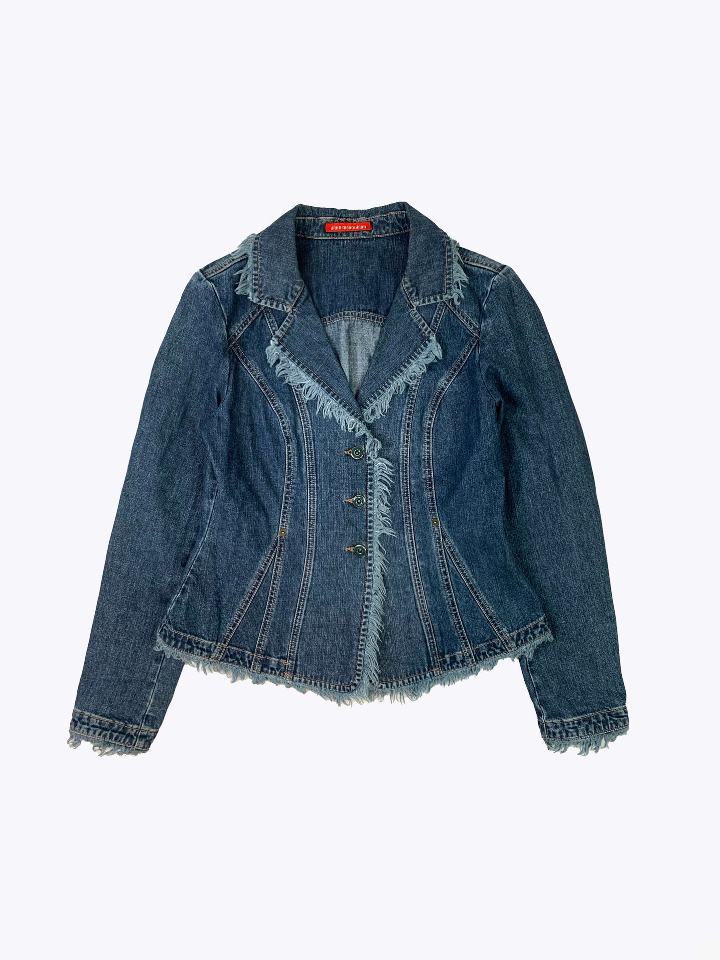 veste en jean vintage