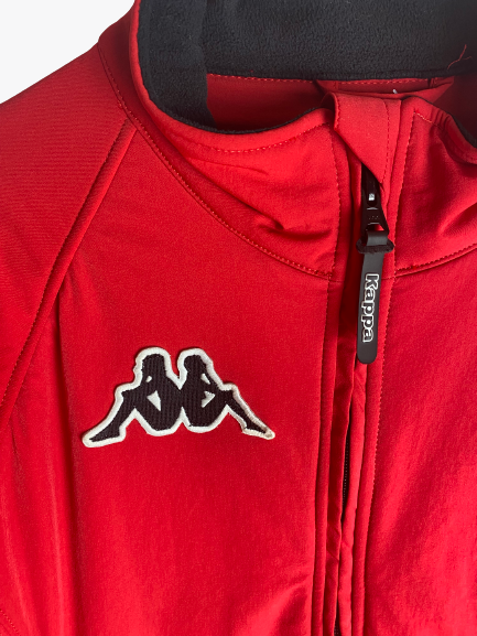 Veste kappa rouge et noire vintage