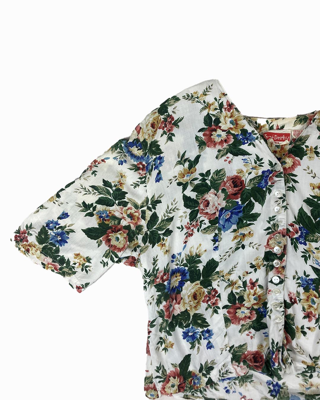 Chemise vintage à fleurs