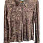 Chemise Y2K en mesh et velours, vintage, Canaille Vintage Friperie Bordeaux