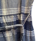 Robe midi à carreaux
