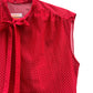 Blouse à pois vintage