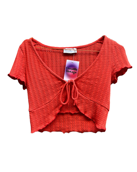 Crop top manches courtes
