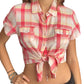 chemise à carreaux