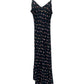 Robe longue à pois