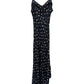 Robe longue à pois
