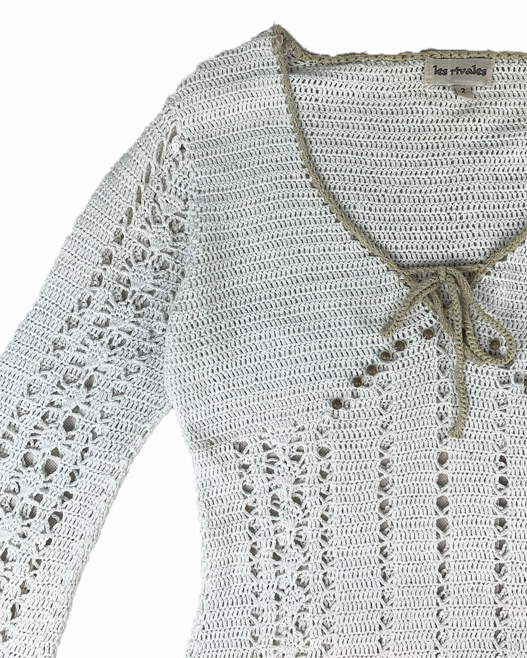 robe crochet festival Y2K vintage été