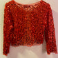 Caraco Sequins Rouge