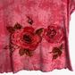 Top rose Y2K femme