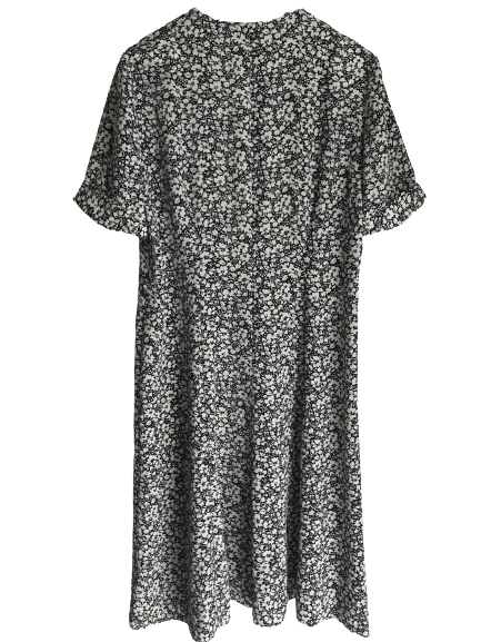 robe longue vintage de dos