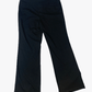 Pantalon noir fluide à rayures