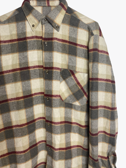 chemise vintage carreaux - friperie bordeaux