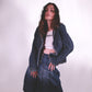 veste en jean porté 